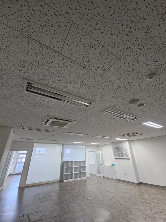 인천 송도 사무실 형광등 LED 교체 시공 전